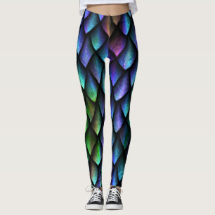 Large Dragon Scale Leggings
