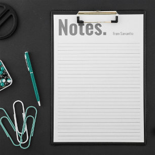 Large Dramatic Personalised Notes