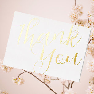 Large Elegant Thank You Whimsical Handwritten