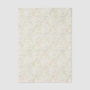 Large Elegant Vintage Inspired Wedding Florals Tissue Paper