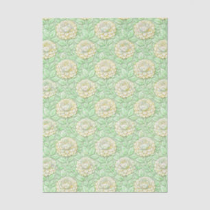 Large Elegant Vintage Inspired Wedding Florals Tissue Paper