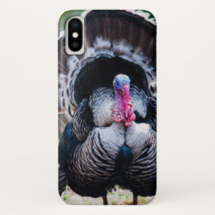 Large Festive Thanksgiving Turkey iPhone X Case
