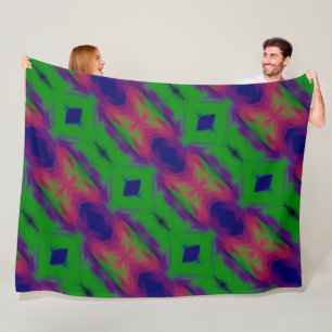 Large Fleece Blanket Aurora Colours.