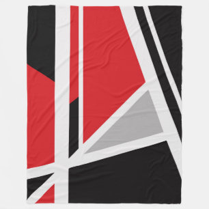 Large Fleece Blanket, modern, abstract, geometric,