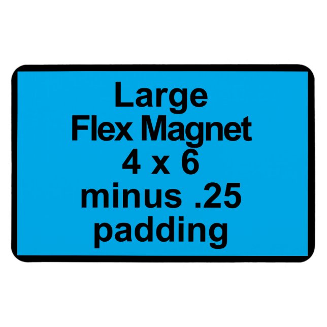 Large Flex Magnet Template Vertical Fit Black BG (Horizontal)