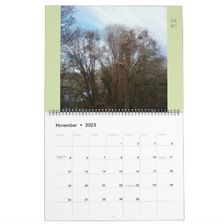 Large Flora & Fauna "Downyland" Neighbourhood Calendar