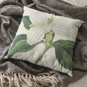 Large Flowered Trillium Cushion