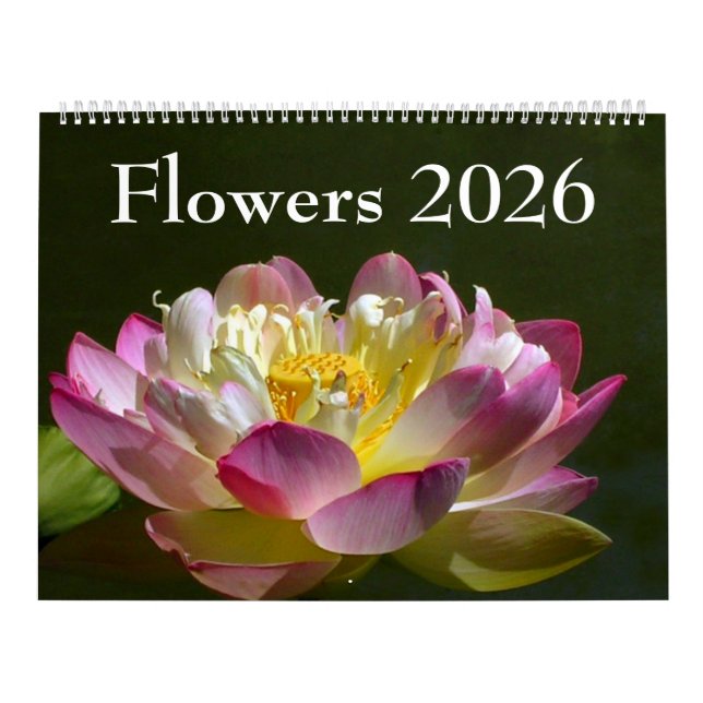 Large Flowers 2026 Calendar (Cover)