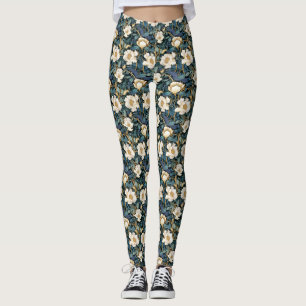 Large Flowers William Morris Women's  Leggings