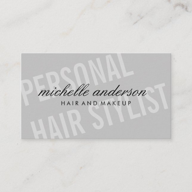 Large Font / Dynamic Business Card (Front)