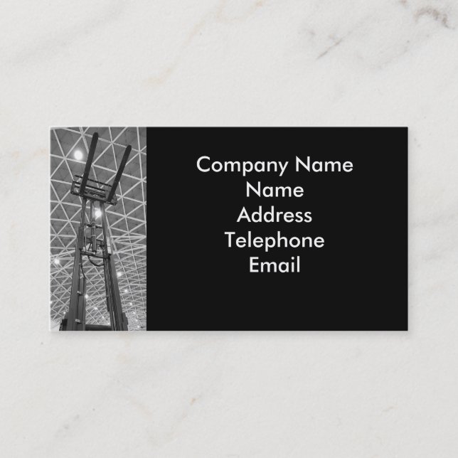 Large Forklift Truck Business Card (Front)