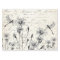 LARGE French Script Wildflower Dragonfly Decoupage