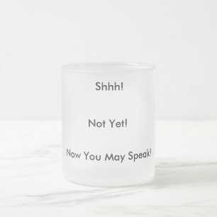 Large Frosted Coffee Mug