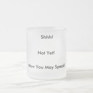 Large Frosted Coffee Mug