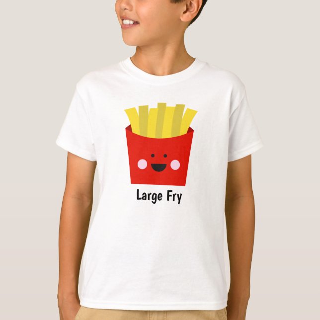 Large Fry French Fry Sibling Shirts (Front)