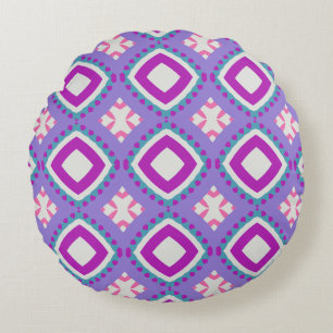Large Geometric Round Cushion