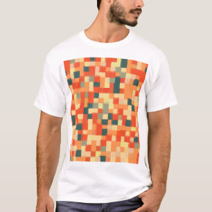 Large Geometric: Seamless Abstract Pattern. T-Shirt