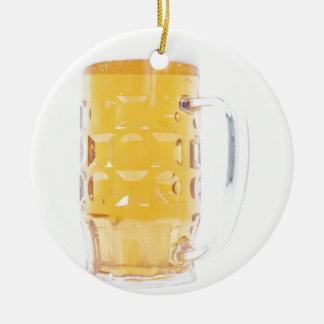 Large German Bierkrug Beer Mug Tankard Glass Pint Ceramic Tree Decoration