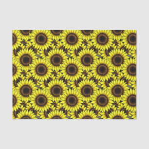Large Golden Yellow Sunflowers   Tissue Paper