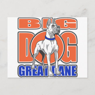 Large Great Dane Postcard