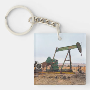 Oilfield Pumpjack Keychain -  UK