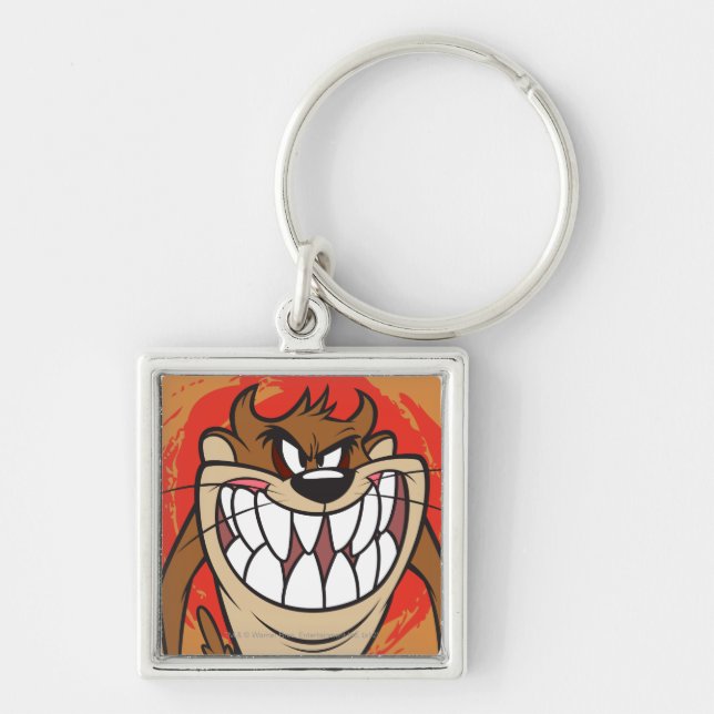 Large Grin TAZ™ Key Ring (Front)