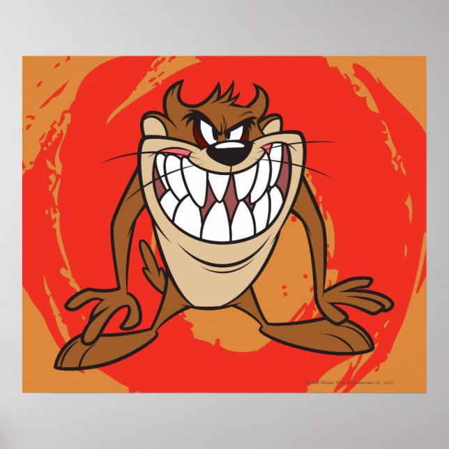 Large Grin TAZ™ Poster (Front)