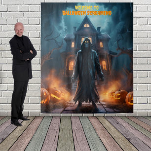 Large Halloween Ghoul Tapestry