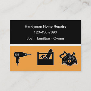 Large Handyman Business Cards