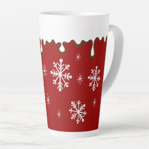 Large Holiday Latte Coffee Mug Gift