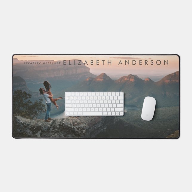 Large Home Office Premium Custom Photo Desk Mat (Keyboard & Mouse)