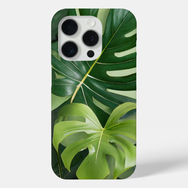 Large houseplant leaves  Case-Mate iPhone case (Back)
