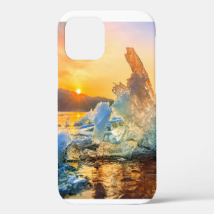 Large ice chunk artic sunrise (all phones) iPhone 12 case
