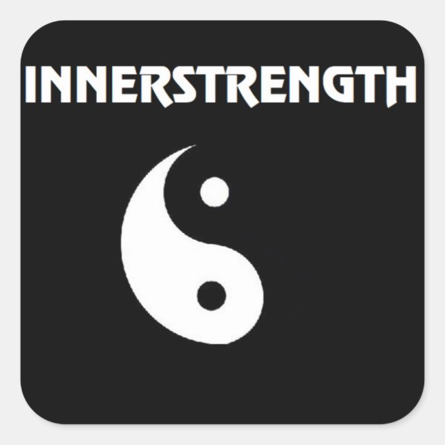 Large  INNERSTRENGTH  Stikker Square Sticker (Front)