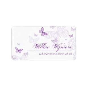 LARGE LABEL SEALS :: butterflies 3