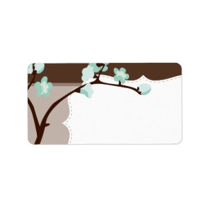 LARGE LABEL SEALS :: cherry blossoms 4L