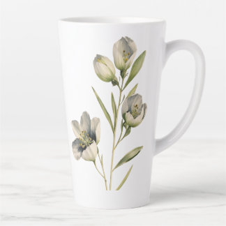 Large Latte Mug - Blossoming Design (17oz)