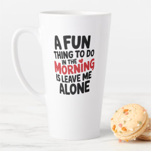 Large Latte Mug - Leave me Alone