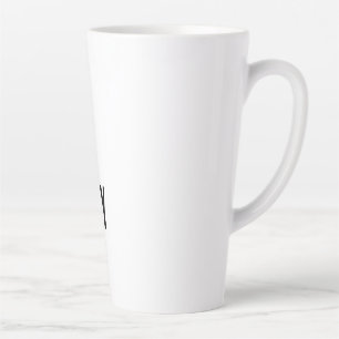 Large Latte Mug with Christian writing