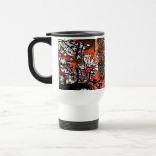 Large leaves travel mug