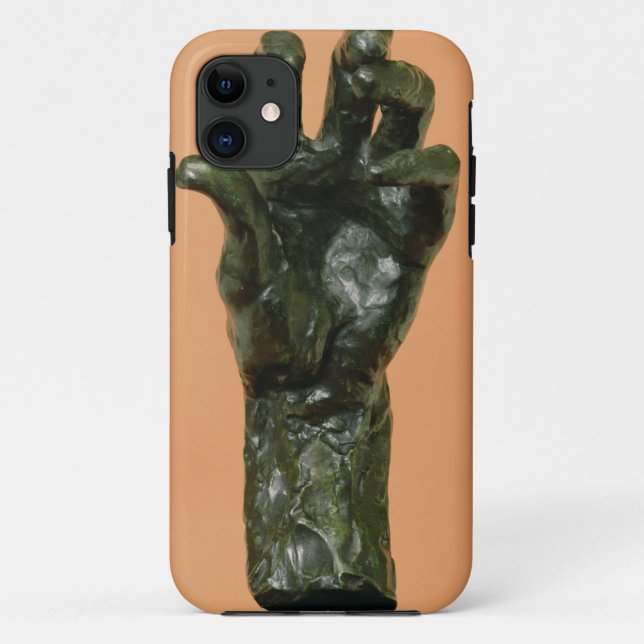 Large Left Hand (bronze) Case-Mate iPhone Case (Back)