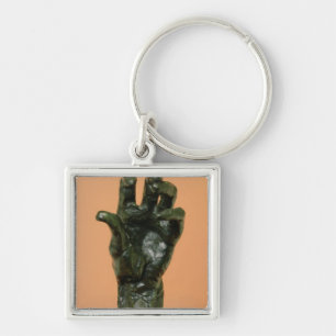 Large Left Hand (bronze) Key Ring