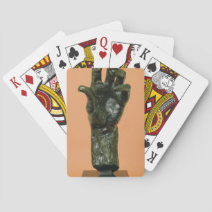 Large Left Hand (bronze) Playing Cards
