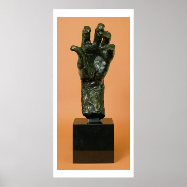 Large Left Hand (bronze) Poster (Front)