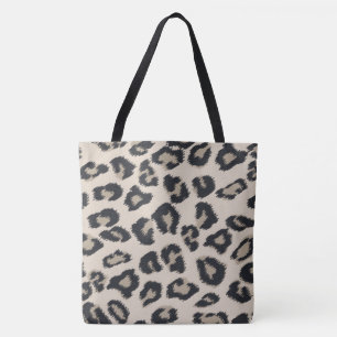 Large Leopard Print Fashion Tote Bag
