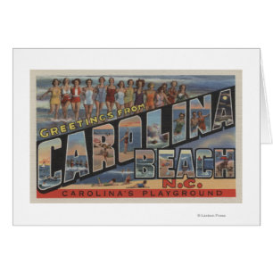 Large Letter Scenes - Carolina Beach, NC