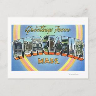 Large Letter Scenes - Greetings From 2 Postcard