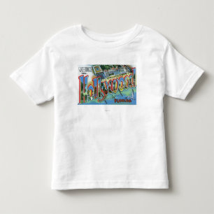 Large Letter Scenes, Greetings From 3 Toddler T-Shirt