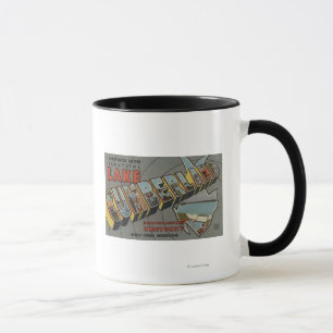 Large Letter Scenes - Lake Cumberland, KY Mug