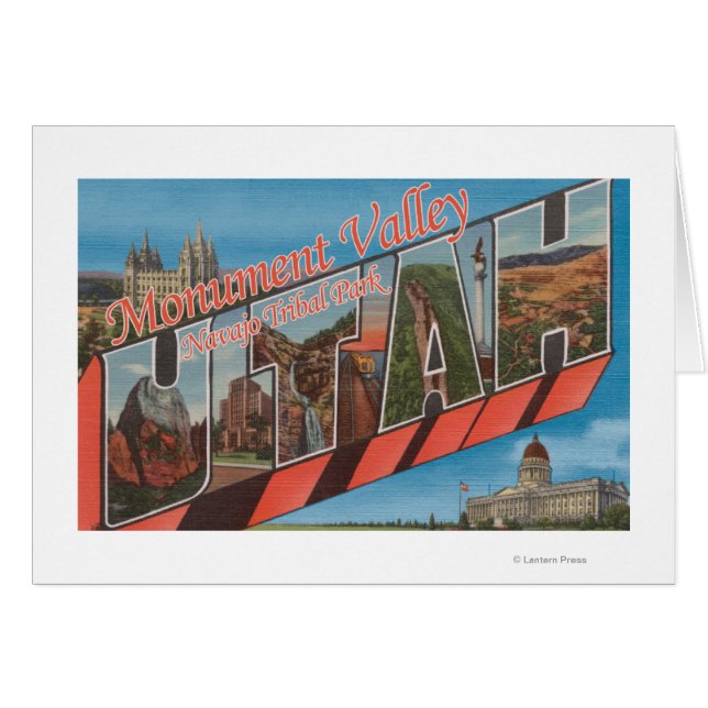 Large Letter Scenes - Monument Valley, UT (Front Horizontal)